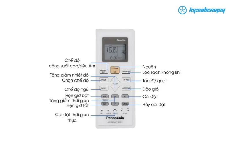 cách sử dụng điều hòa panasonic